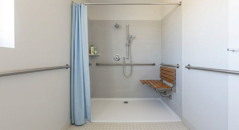 Senior Shower Installation in Portland, ME